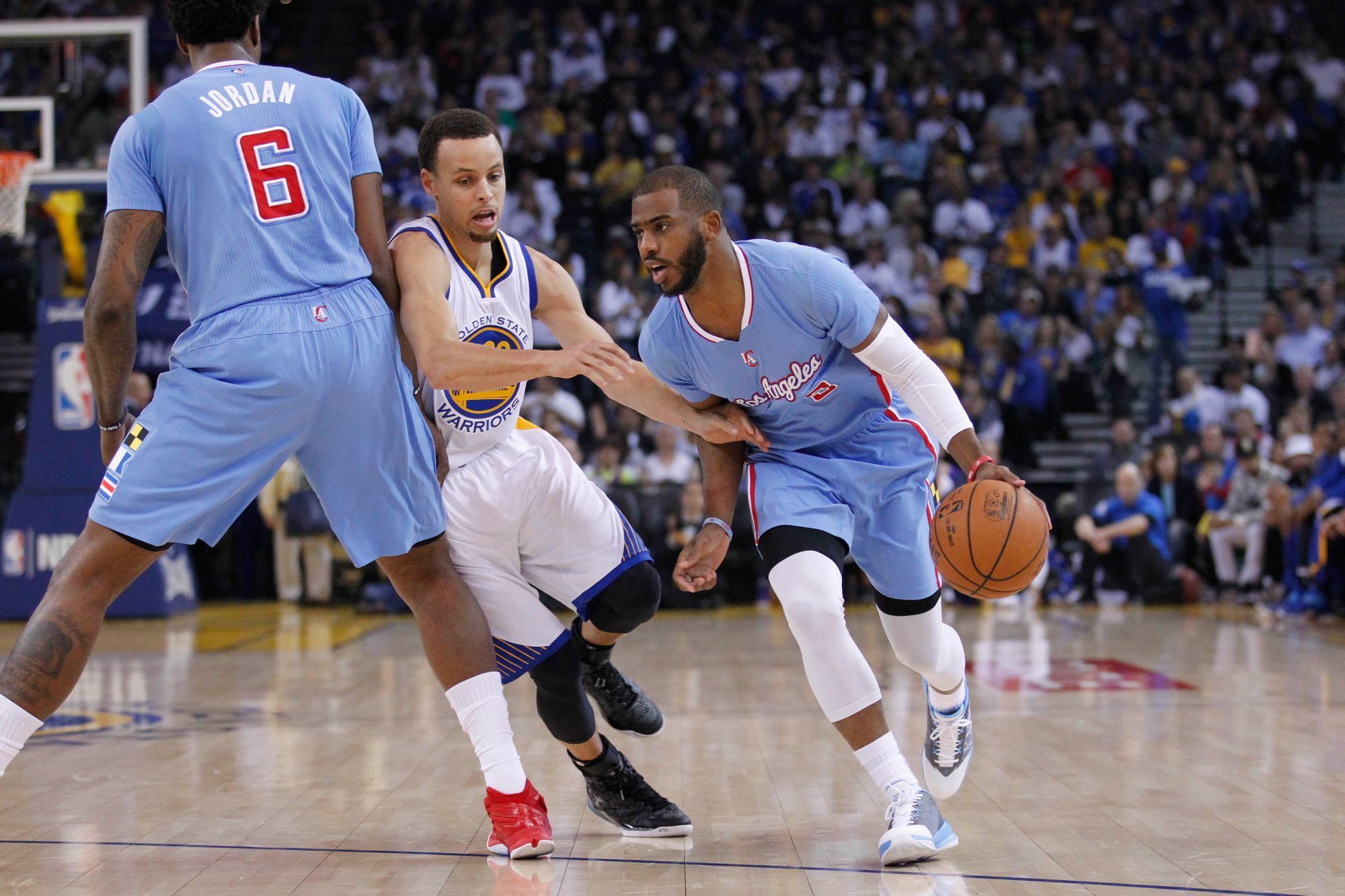 NBA, LA Clippers - Golden State: Chris Paul (3)  - Stephen Curry (30)