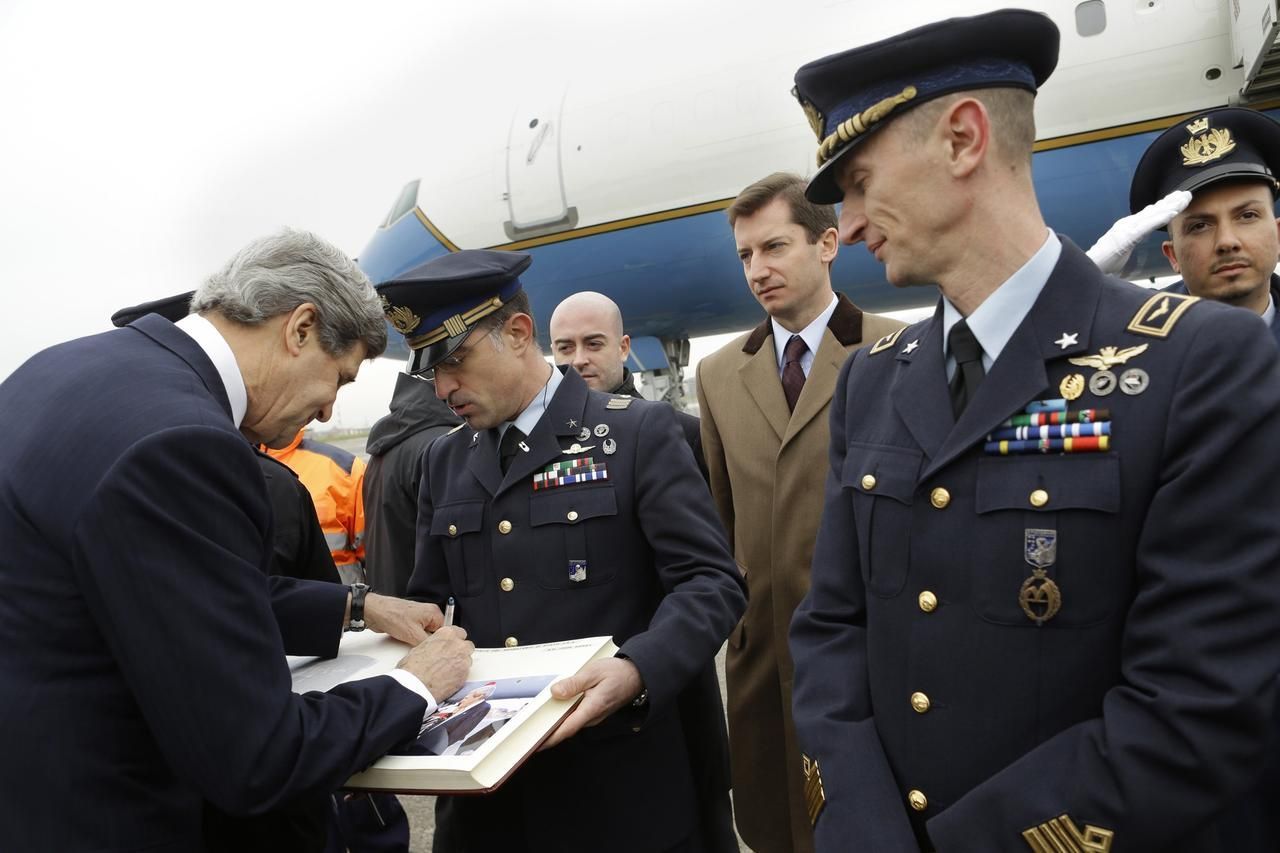 John Kerry na cestě po Evropě - Řím