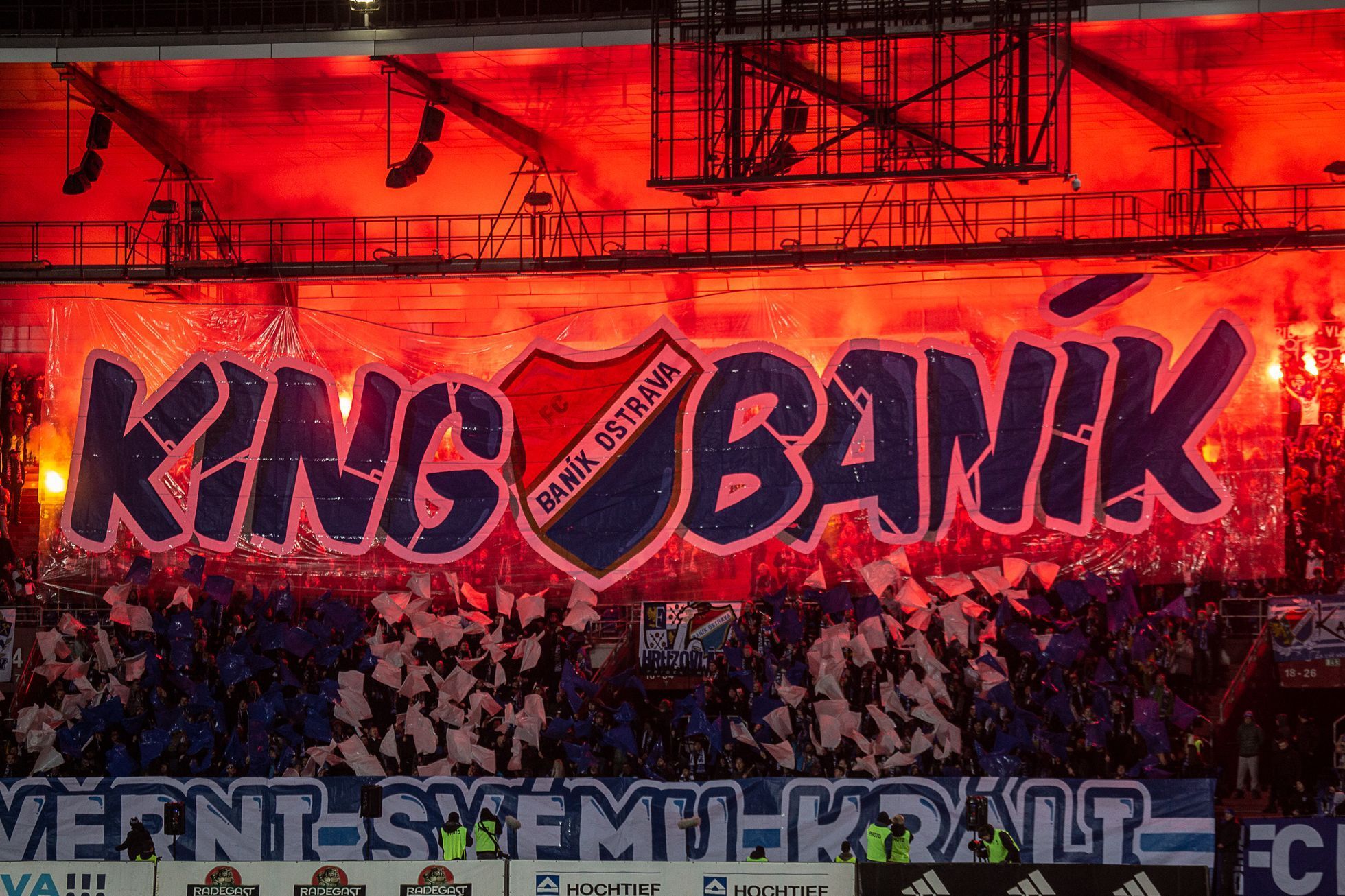 Fortuna:Liga 2019/20, Ostrava - Jablonec: Fanoušci Baníku