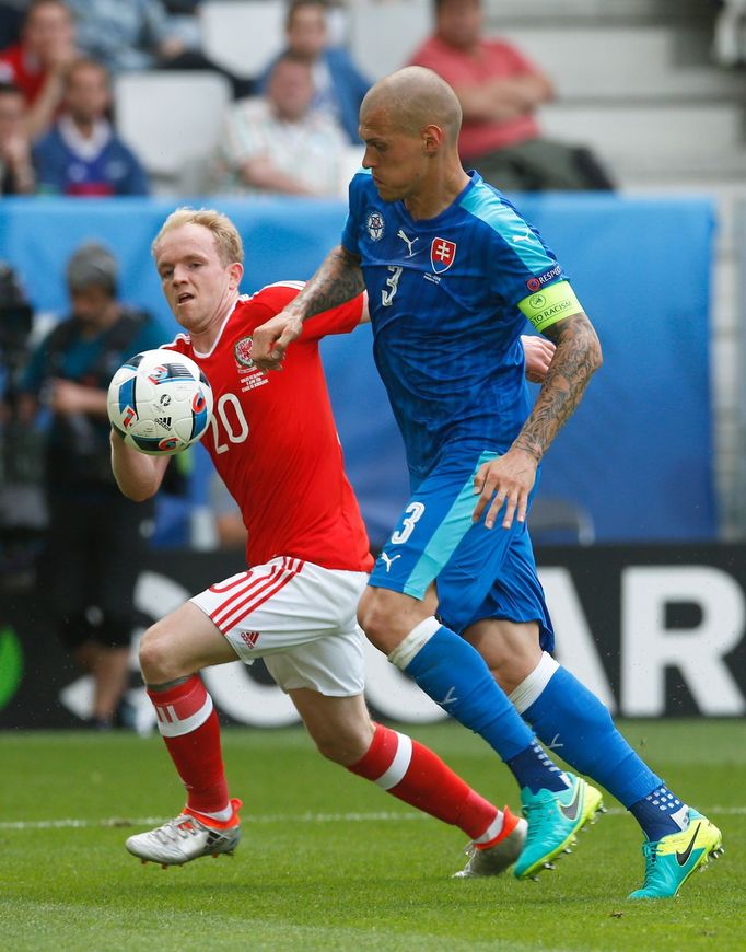 Euro 2016, Slovensko-Wales: Martin Škrtel - Jonathan William