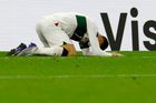 Zklamaný Cristiano Ronaldo po porážce ve čtvrtfinále MS 2022 Maroko - Portugalsko