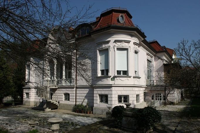 Lublaň  - Vila Prelovšek, Matko Prelovšek, rekonstrukce Josip Plečnik, 1911-1912, 1931-1933