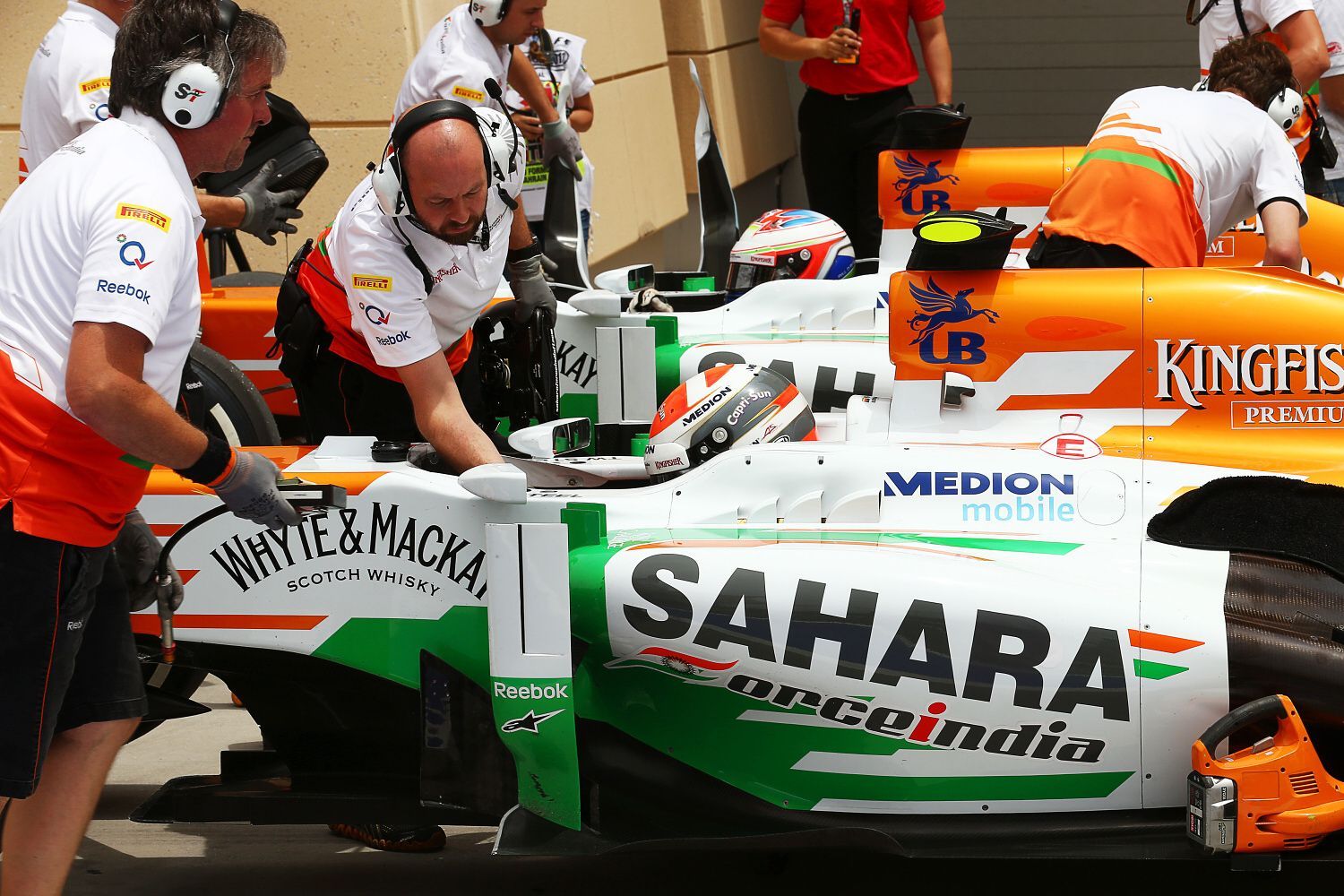 F1, VC Bahrajnu: Adrian Sutil a Paul di Resta, Force India