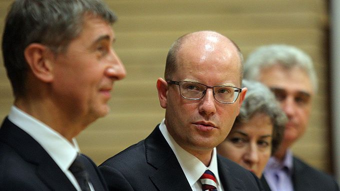 Z jednání ČSSD a ANO, Andrej Babiš a Bohuslav Sobotka