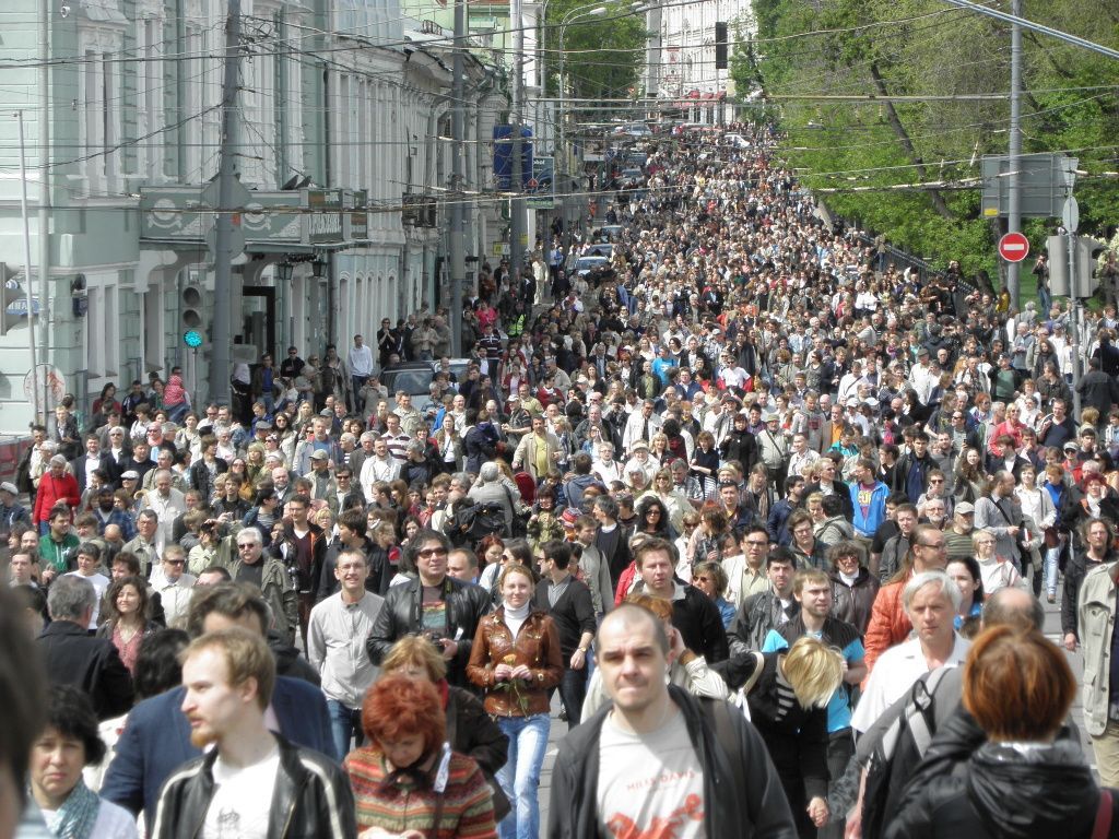 Demostrace Moskva