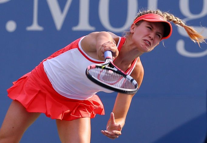 První den US Open 2015 (Eugenie Bouchardová)