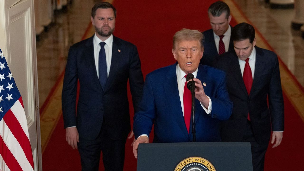 Írán čeká buď mír, nebo tragédie, prohlásil Trump. A varoval před pokusem o odplatu