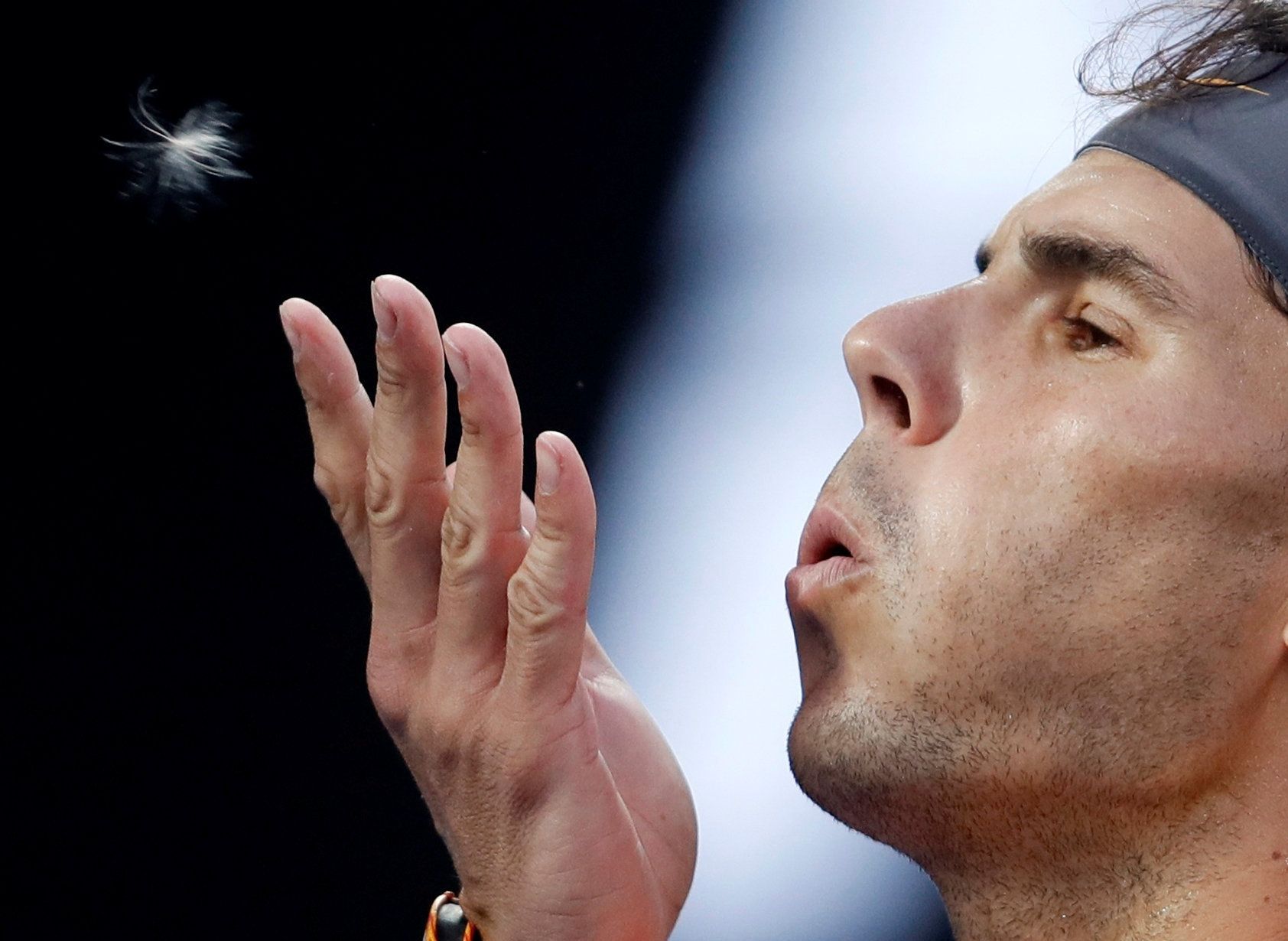 NEJLEPŠÍ FOTKY Australian Open 2019, Rafael Nadal v semifinále