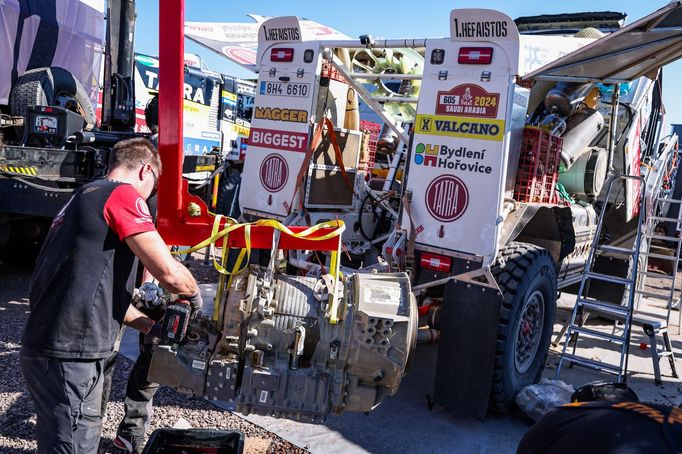 Bivak Buggyry během Rallye Dakar 2024