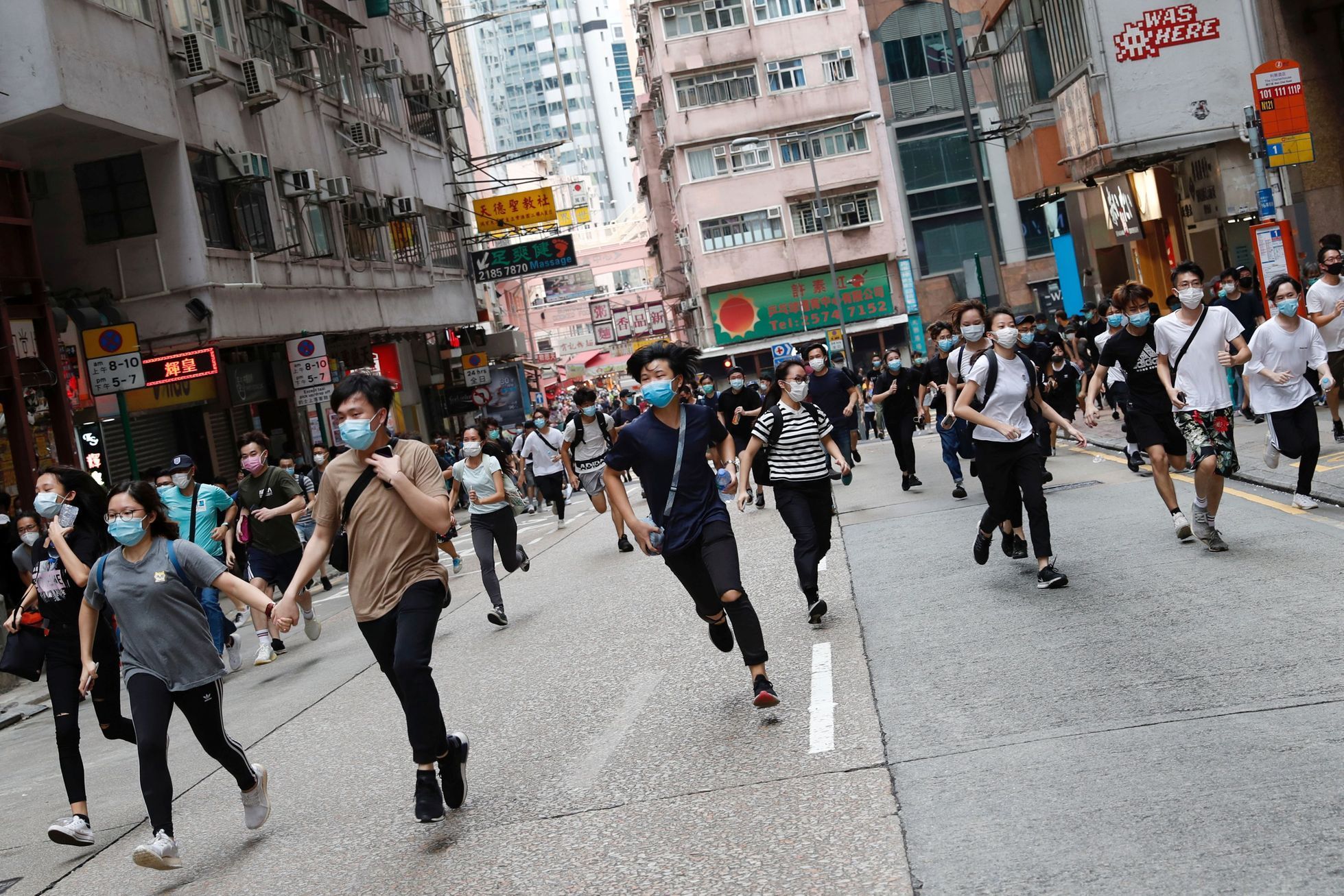 hongkong demonstrace bezpečnostní zákon čína