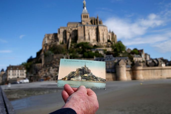 Klášter Mont-Saint-Michel ve francouzské Normandii byl postaven před 1000 lety.