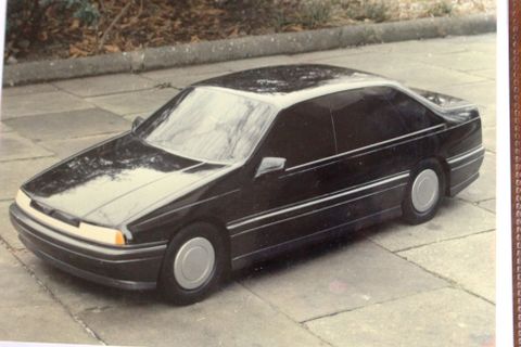 Projekt Tatra 625 - maketa řešení designu
