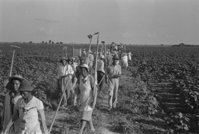 Plantáž v Mississippi, 1940.