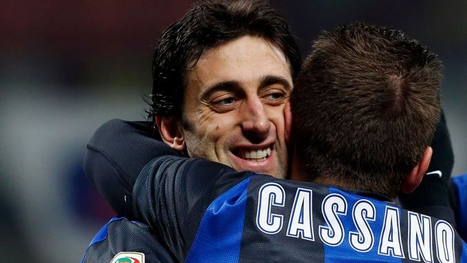 Radost hráčů Interu Milán - ilustrační foto.