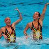 MS v plavání v Barceloně 2013 (synchronizované plavání) Soňa Bernardová a Alžběta Dufková