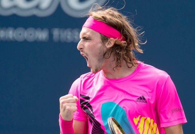 Stefanos Tsitsipas na turnaji v Torontu 2018