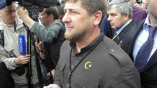Ramzan Kadyrov na oslavě ingušské nezávislosti
