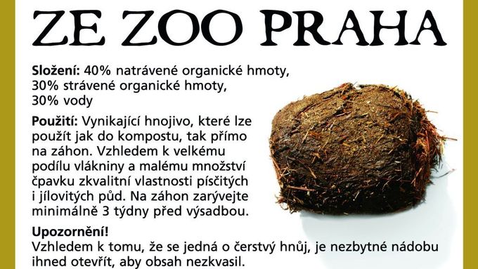 Sloní trus zpropagovala pražská zoo.