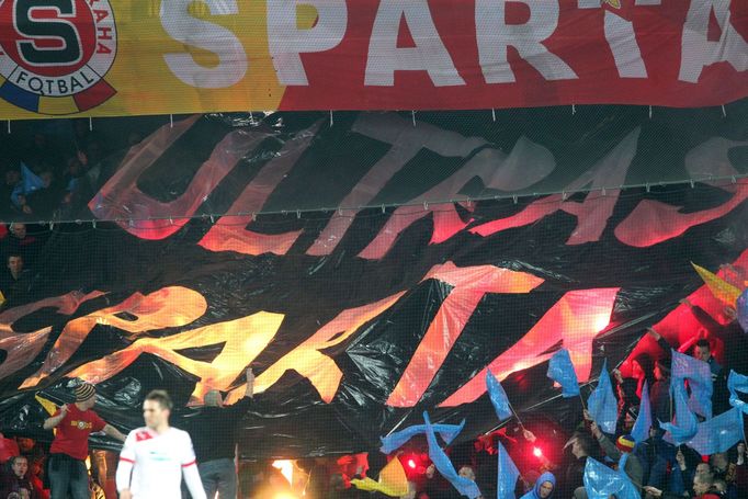 Fotbal, Sparta - Plzeň: fanoušci Sparty