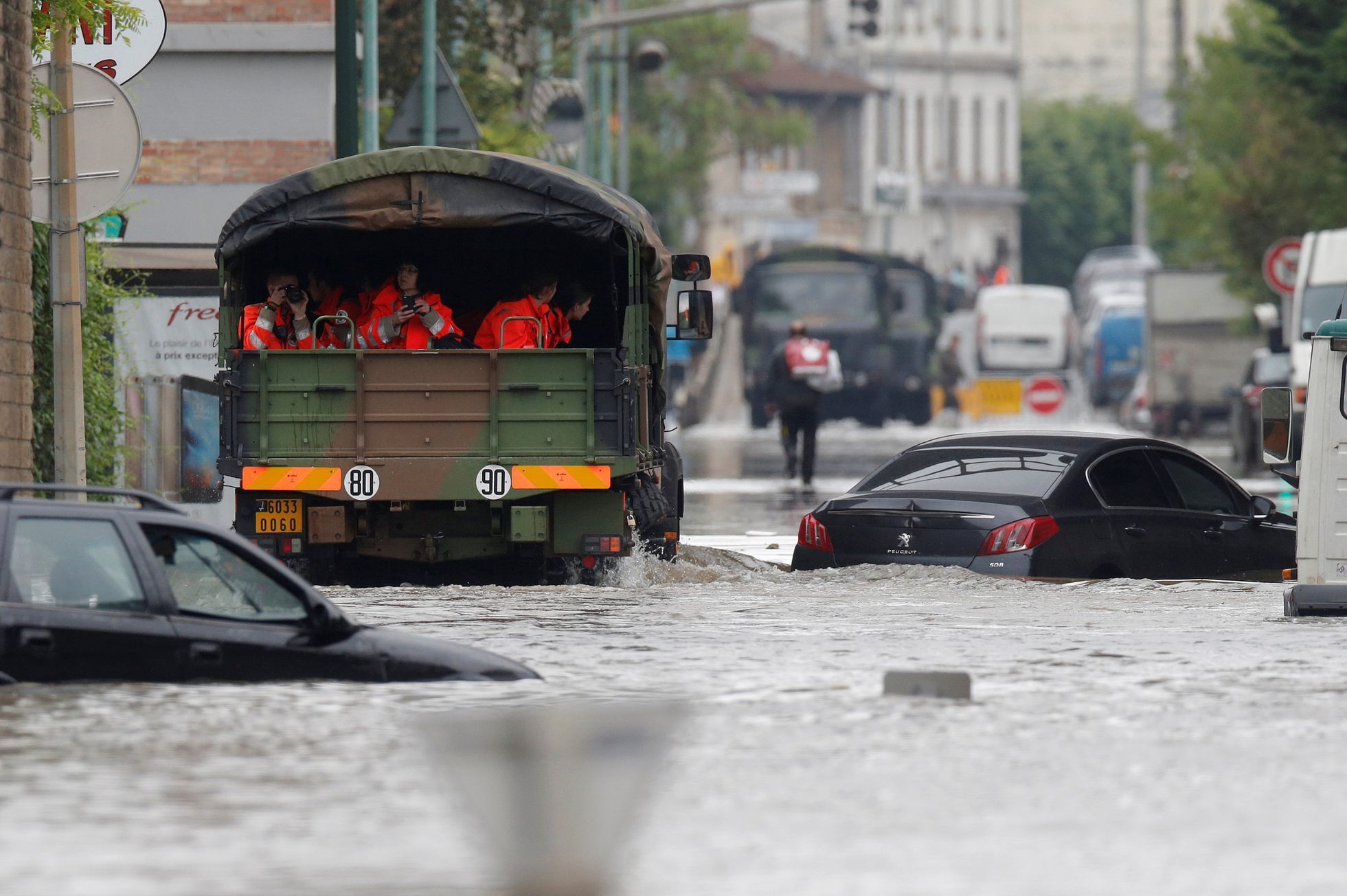 Záplavy Paříž z 3.6.2016