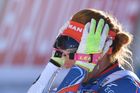 Koukalová protrhla smůlu na světovém šampionátu, slzami štěstí oslavila zlato ve sprintu