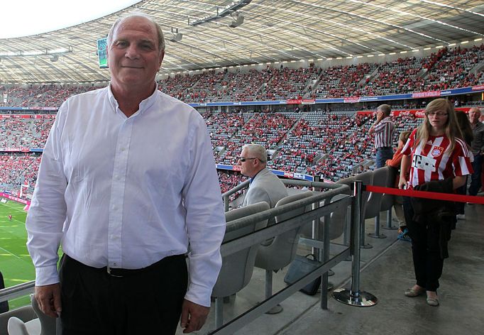 Uli Hoeness, bývalý německý reprezentant ve fotbale, nyní šéf Bayernu Mnichov