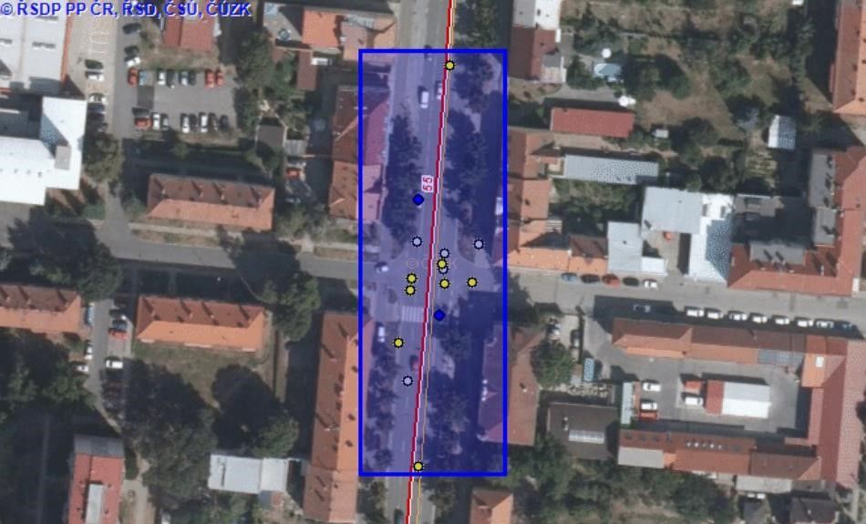 Nehodovost, I/55 Uherské Hradiště, Zlínský kraj