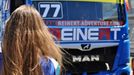 Grid girls na závodě ME tahačů na Nürburgringu