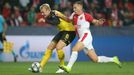 Julian Brandt (vlevo) v souboji s Janem Bořilem