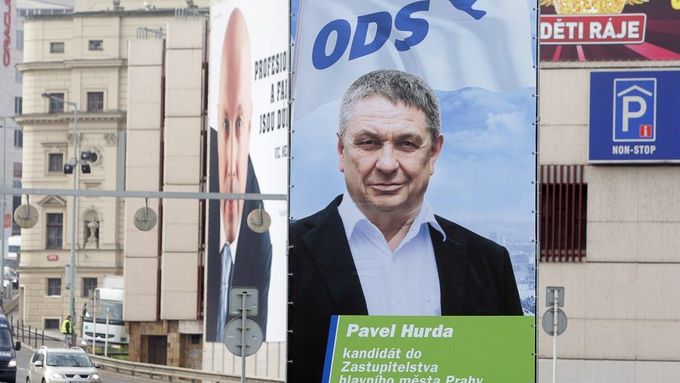Pavel Hurda na jednom z předvolebních billboardů.