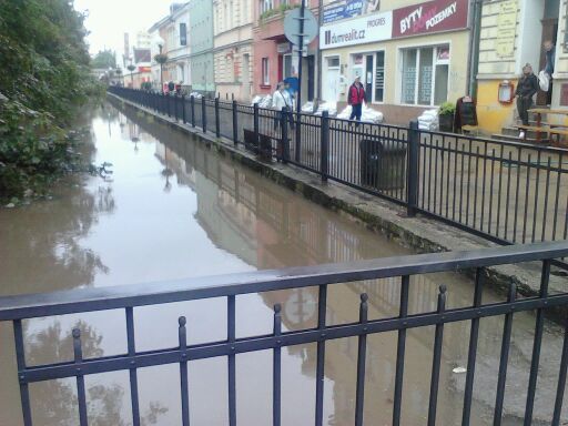 Povodeň - Kralupy na Vltavou