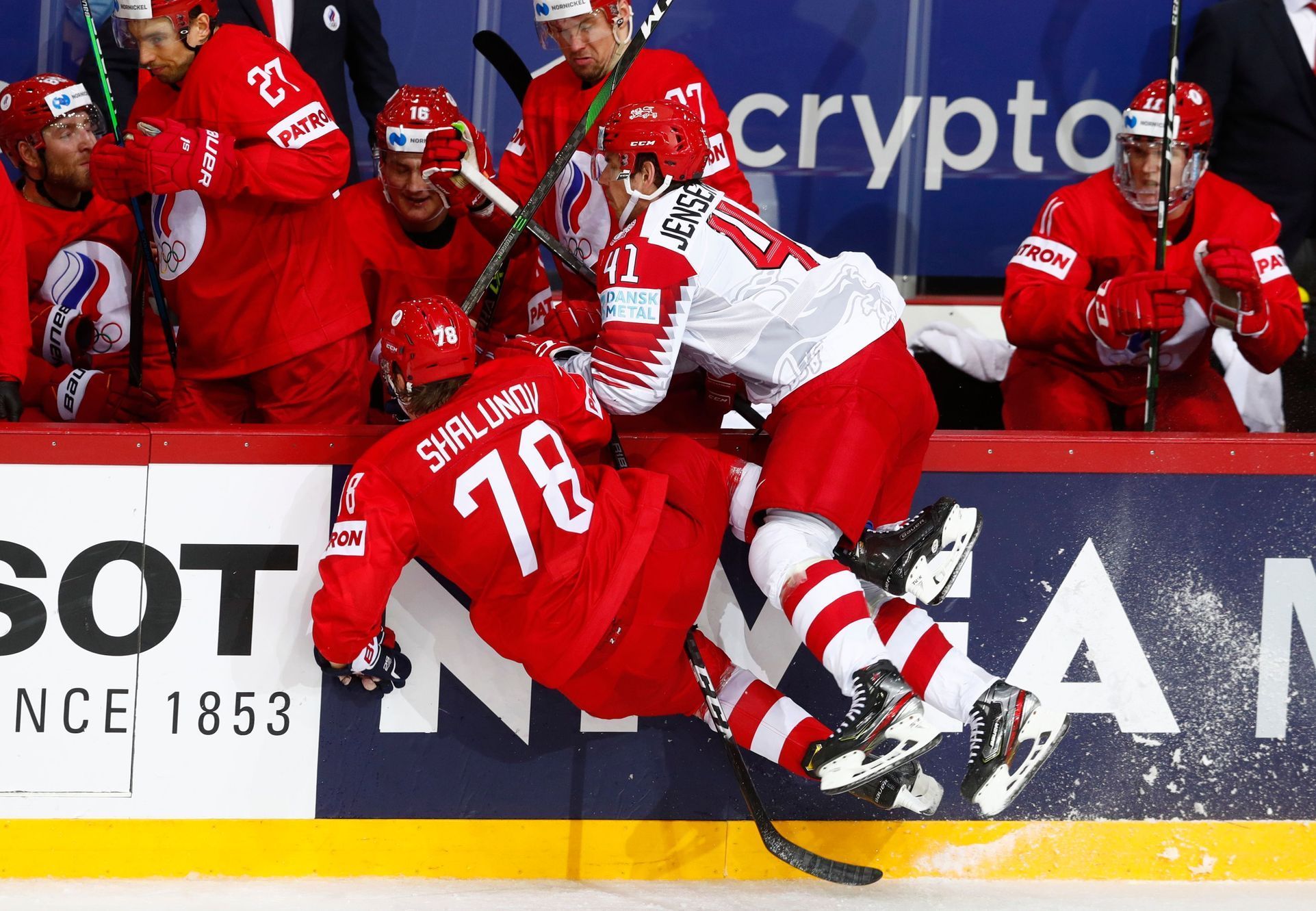 IIHF World Ice Hockey Championship 2021 - Group A - Russia v Denmark