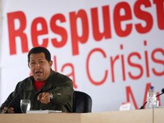 Odpověď na krizi, stojí napsáno za venezuelským prezidentem