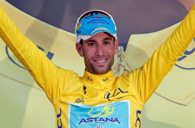 Vincenzo Nibali v 10. etapě Tour de France 2014