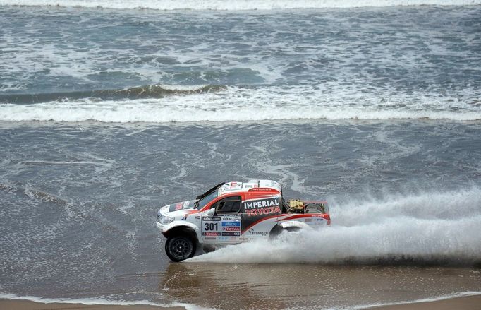 Rallye Dakar, 4. etapa: Giniel de Villiers, Toyota