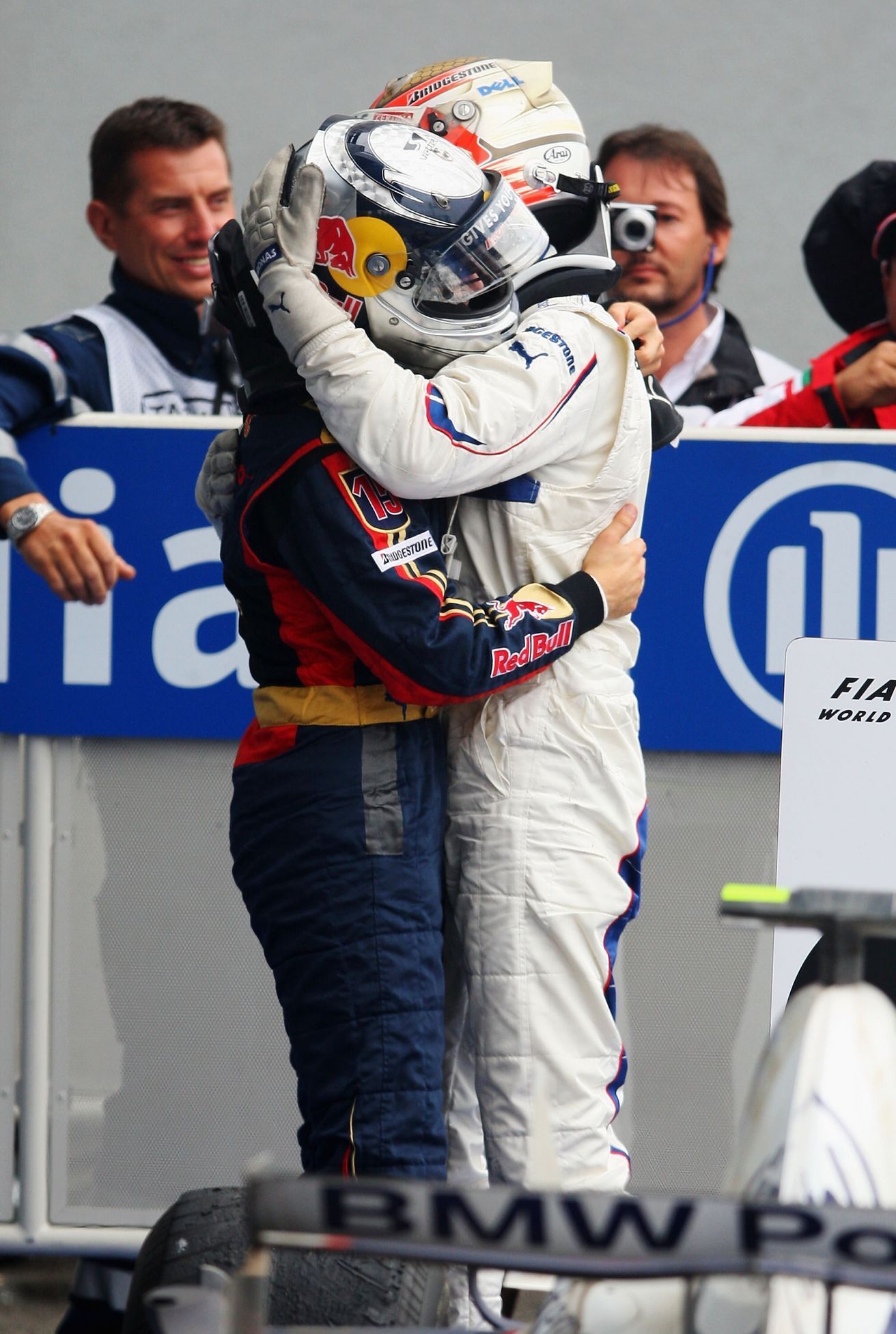 Sebastian Vettel a Robert Kubica