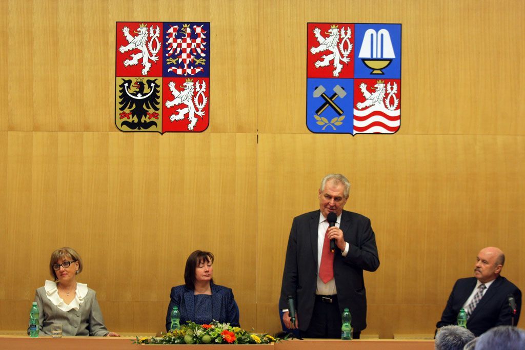 Zeman na návštěvě Karlovarského kraje