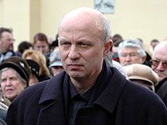 Aljaksandar Kozulin, jeden z hlavních představitelů opozice