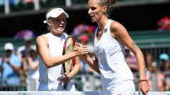 Harriet Dartová a Karolína Plíšková po prvním kole Wimbledonu