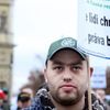 Demonstrace hasičů a policistů proti snížení platů