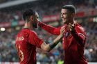 Portugalci i Angličané v generálkách na fotbalové mistrovství světa vyhráli