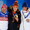 Soči 2014, rychlobruslení 3000 m: Olga Grafová, Irene Wustová a Martina Sáblíková