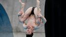 Diving - FINA Diving World Cup 2021 and Tokyo 2020 Olympics Aquatics Test Event - Tokyo Aquatics Centre, Tokyo, Japan - May 6, 2021 Britain's Daniel Goodfellow in action