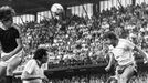 Sparta - Bohemians, 6.9.82. Dobové fotografie z fotbalové sezóny mezi lety 1982 a 1983, kdy FC Bohemians Praha 1905 získal mistrovský titul v československé lize.