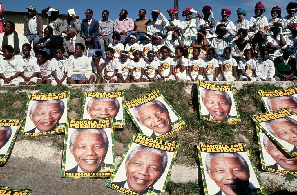 Nepoužívat v článcích! / Fotogalerie: Nelson Mandela / Volební kampaň na prezidenta JAR / 1994
