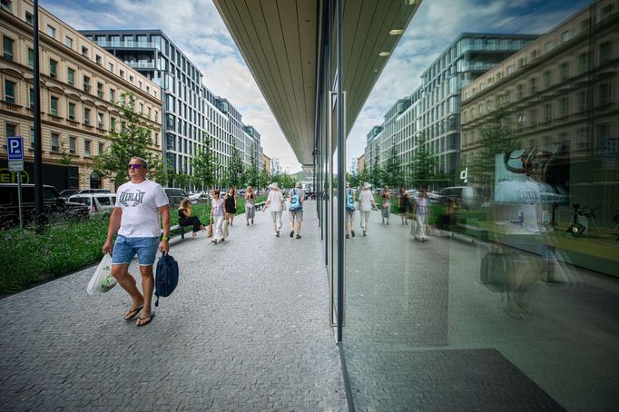 Adaptační proti změně klimatu v Praze.