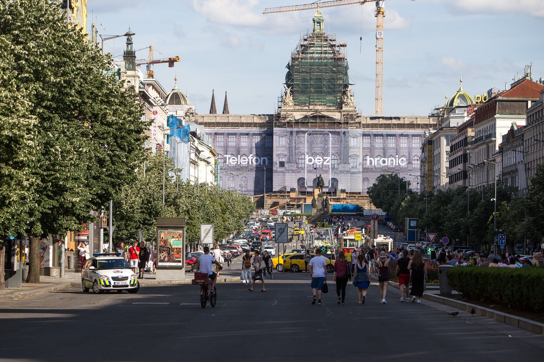 Protest proti zákazu jízdních kol v pěších zónách na Praze 1, sdružení Auto*Mat