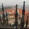 Svatojiřský klášter ze střech svatého Víta