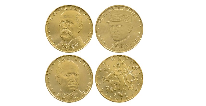 Nové mince 20 korun