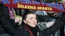 Sparta - Plzeň (sparťanská fanynka)